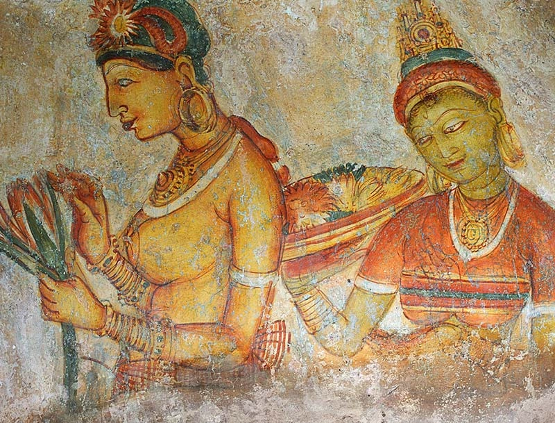 Sigiriya Frescoes & Mirror Wall